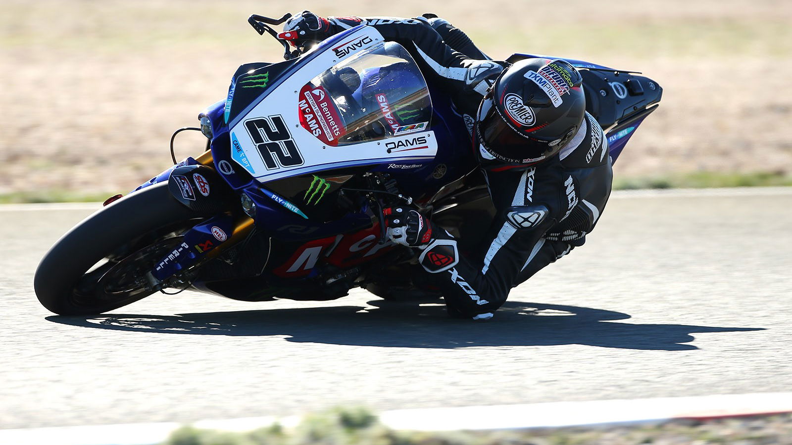 Win track instruction McAMS Yamaha rider Jason O’Halloran